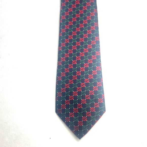 Gucci #644150 GG Print 100% Silk Tie - Picture 7 of 7
